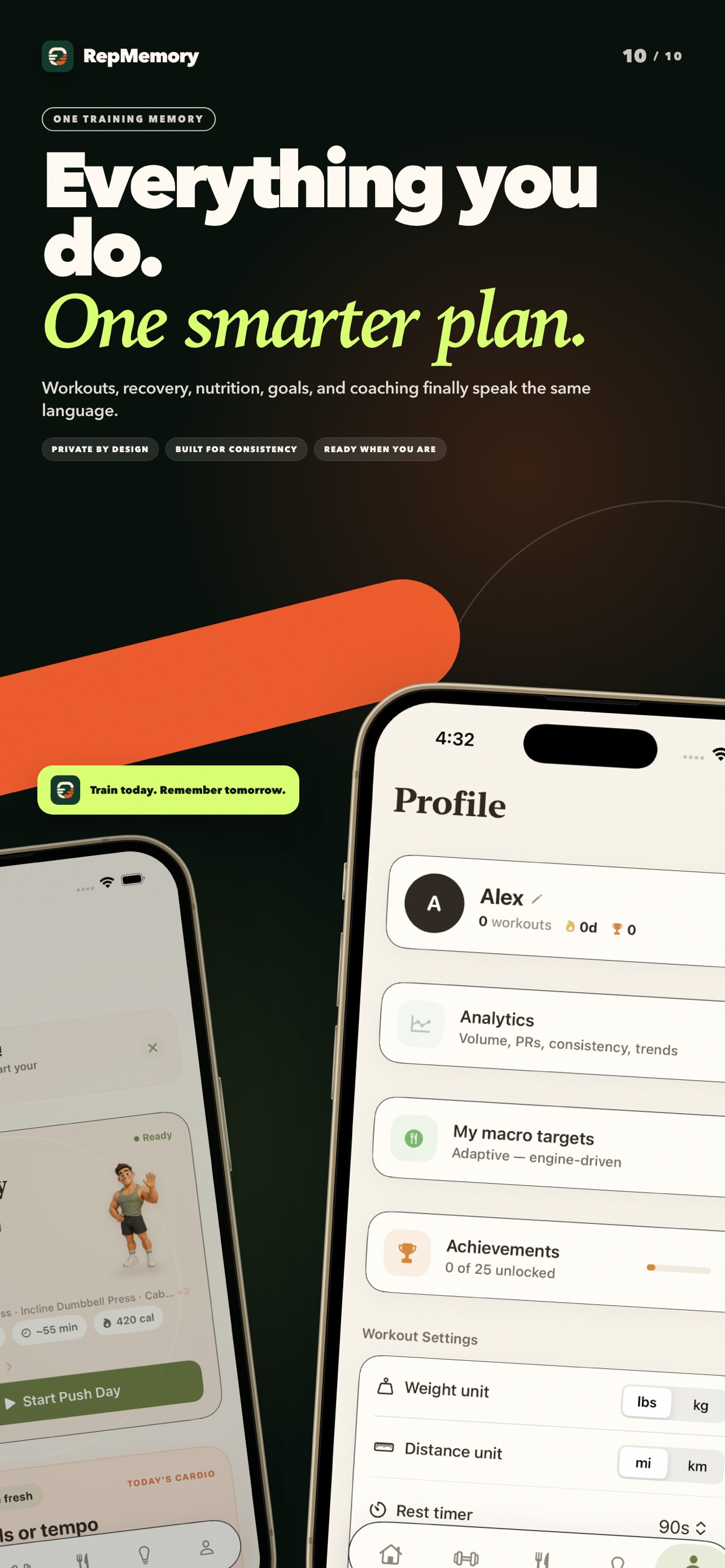 Screenshot 10 of RepMemory: AI Workout Coach
