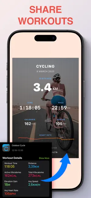 Share Workouts To Social Media screenshot 1