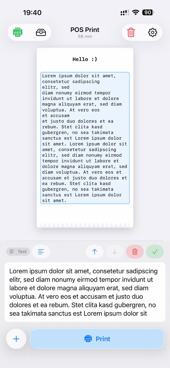 iPhone screenshot