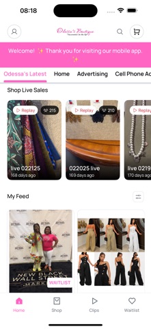Odessa's Boutique Live Screenshot 2 of 4