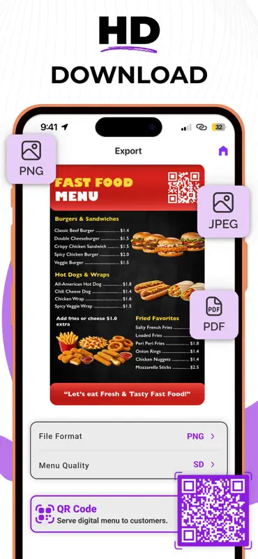 Menu Maker - Menu Card Maker screenshot 3 of 7