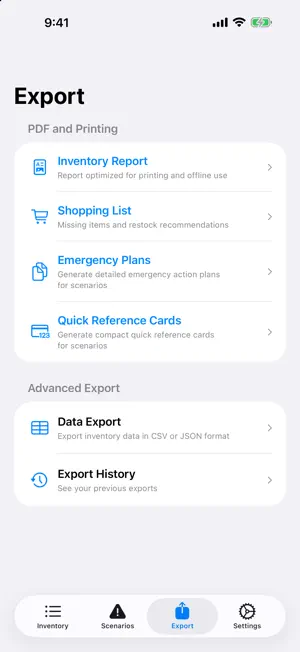 PrepperPro: Emergency Supplies screenshot 4
