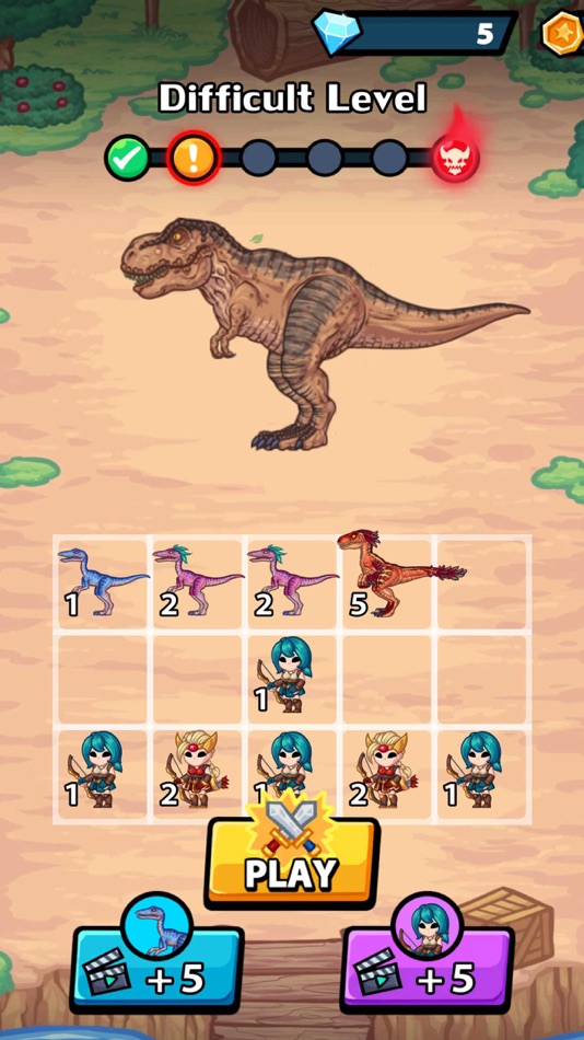 #1. Dino Merge Master: Fight & Run (iOS) Podle: Questzy