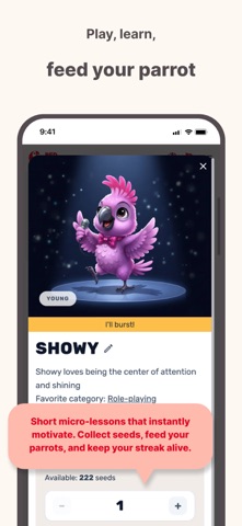 Red Parrot AI: Learn Languages Screenshot 3 of 10