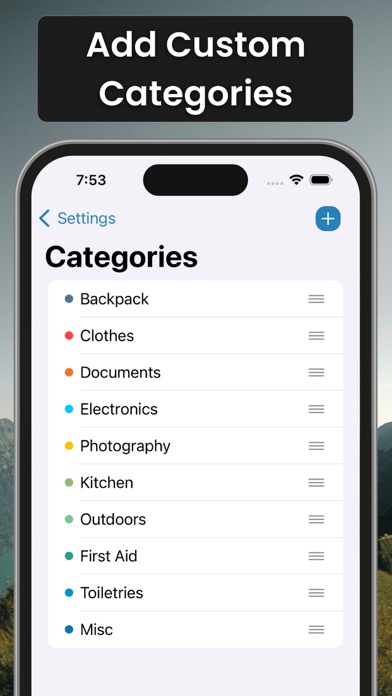 Light Packing List Screenshot