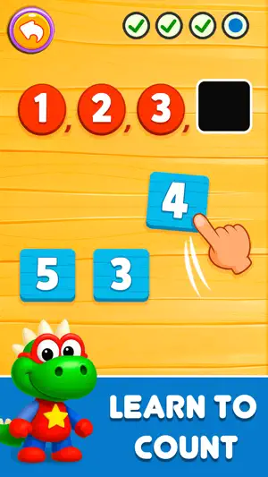 Counting Game & Addition: Dino screenshot 1