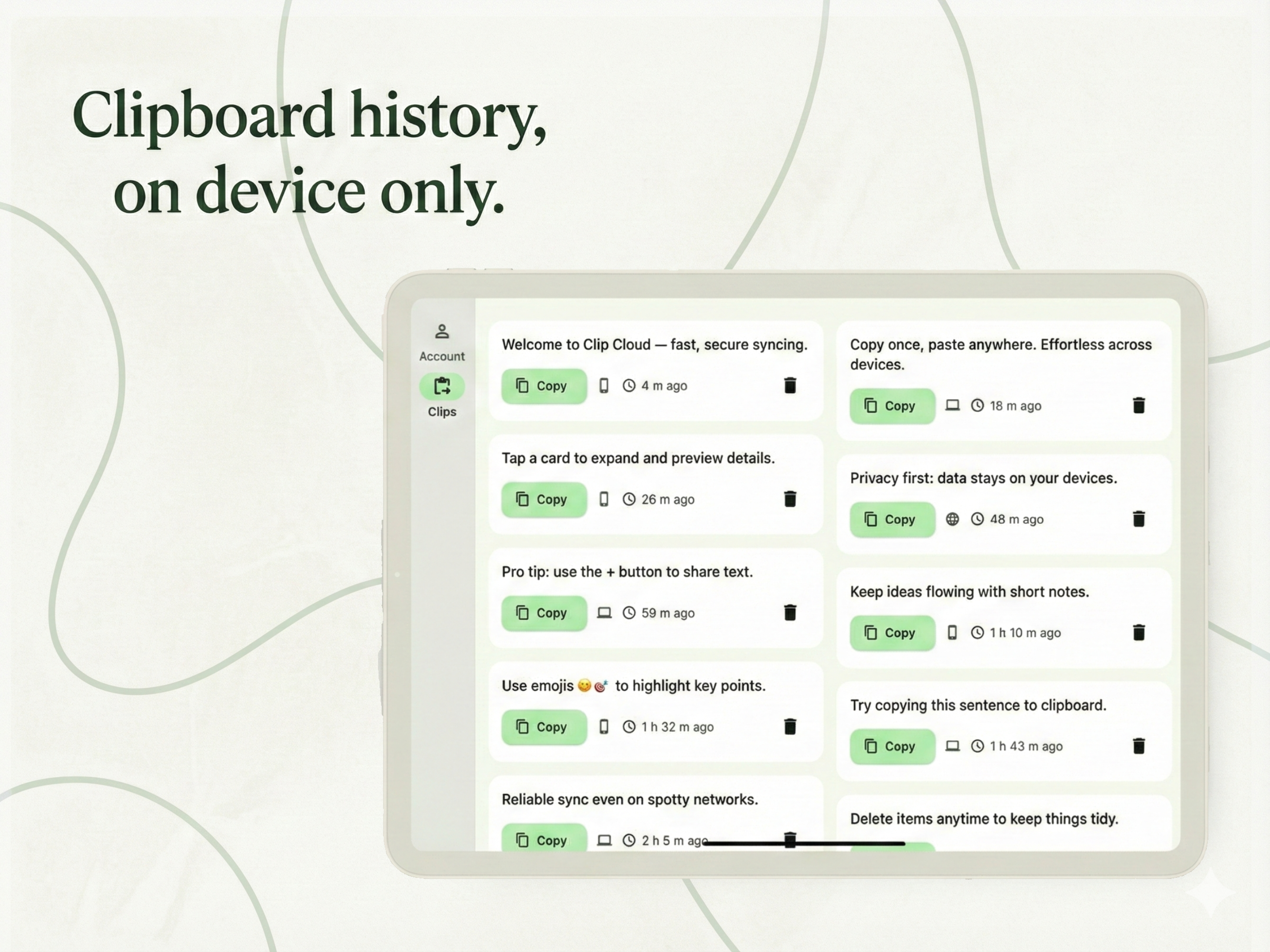 Clip Cloud - Clipboard Sync screenshot 6
