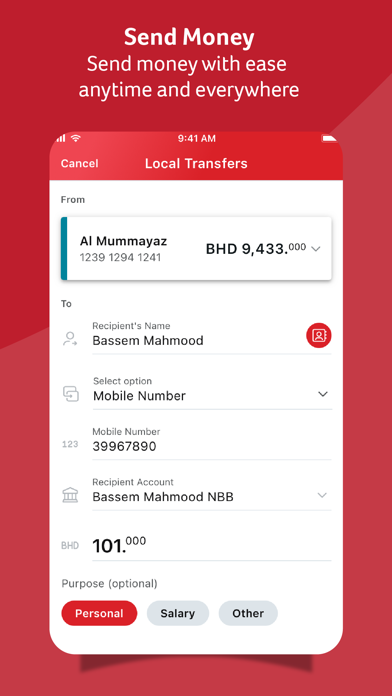 NBB Digital Banking Screenshot