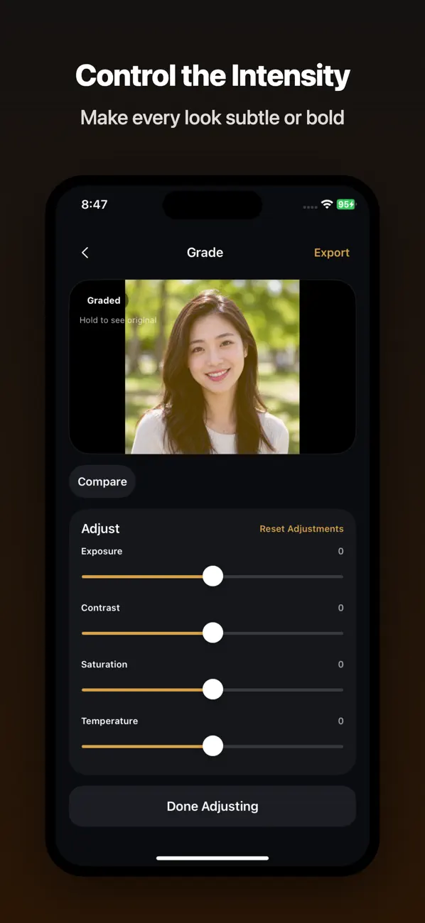 Screenshot #3 pour Color Grading: Video LUTs