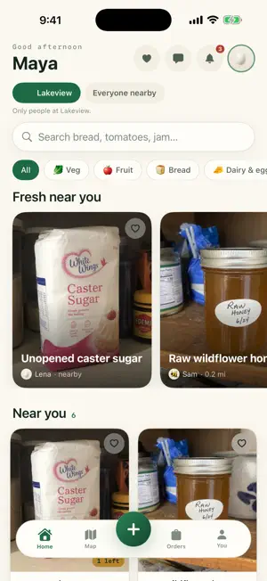 The FoodXChange screenshot 1