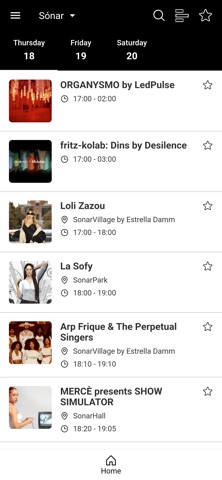 Sónar screenshot
