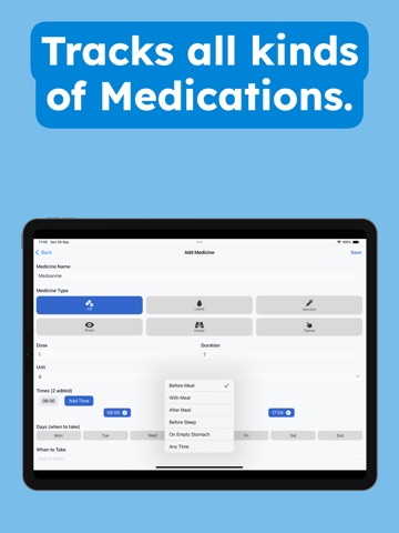 PillCare - Pill Reminder iPad screenshot