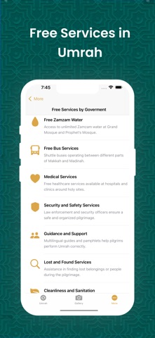 Umrah Guide Muslim Pilgrimage iPhone screenshot