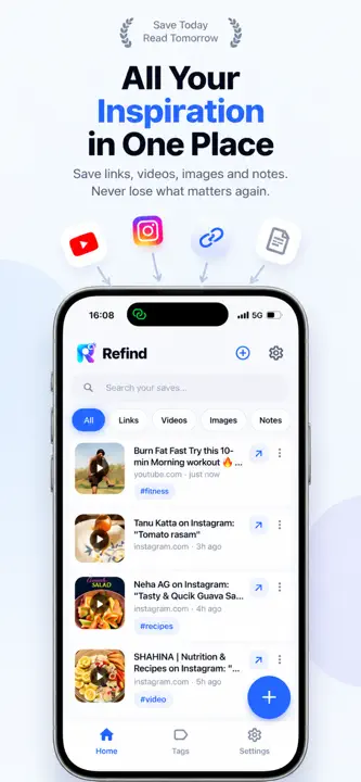 Offline Bookmark Saver: Refind screenshot 1