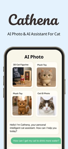 Cathena - AI Cat Assistant iPhone screenshot