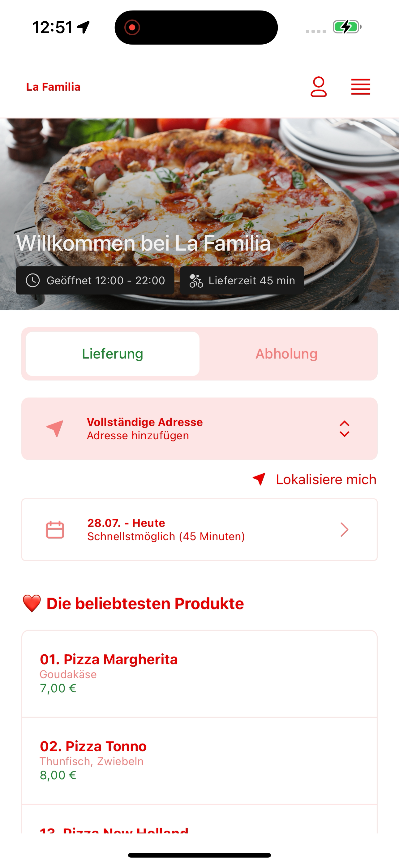 La Familia Grill & Pizzeria screenshot 5