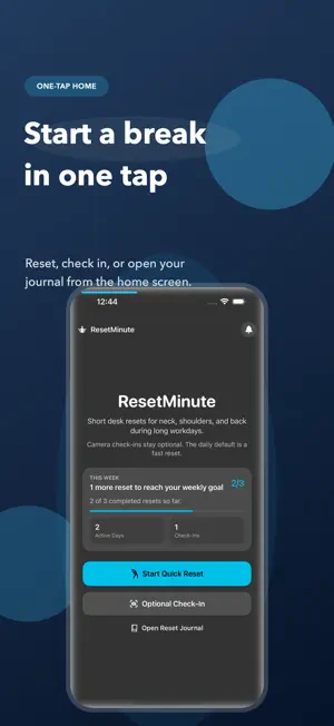 ResetMinute: Desk Breaks screenshot 2