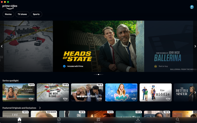Amazon Prime Video Screenshot