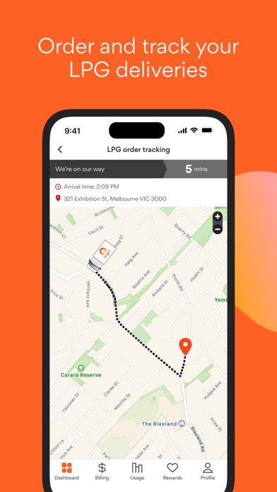 Origin Energy Gas Internet LPG screenshot