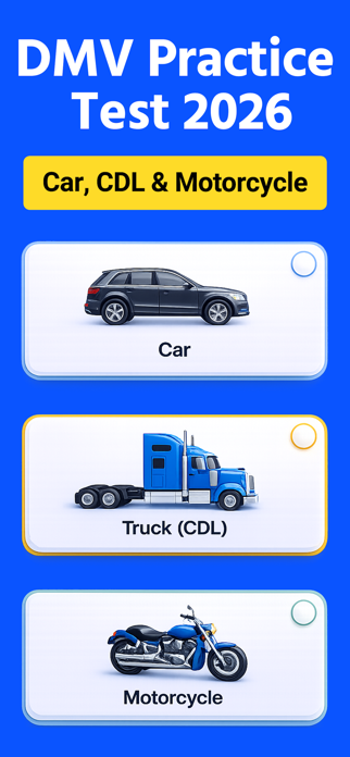 DMV Permit Test 2026 – CDL Screenshot 1 of 4