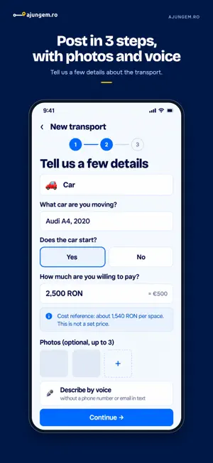 Ajungem – transport & moving screenshot 3