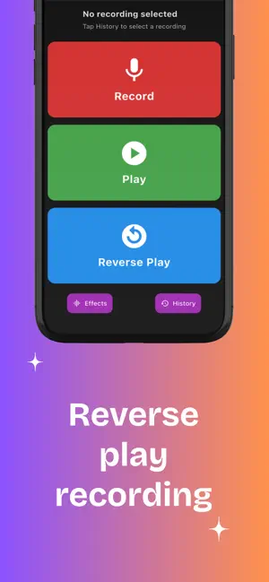 Reverse Audio and Singing screenshot 3