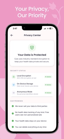 Cyla - Period & Cycle Tracker Screenshot 6 of 6