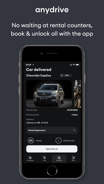 Anydrive - digital car rental