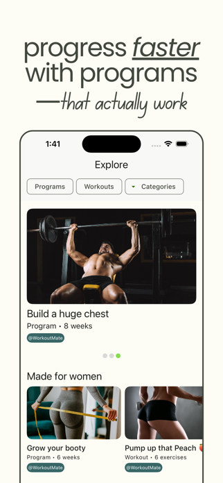 WorkoutMate - workout tracker Screenshot 2 of 5