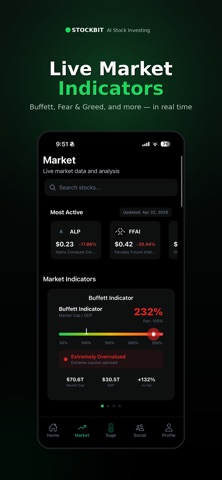 Stockbit: AI Stock Investing iPhone screenshot