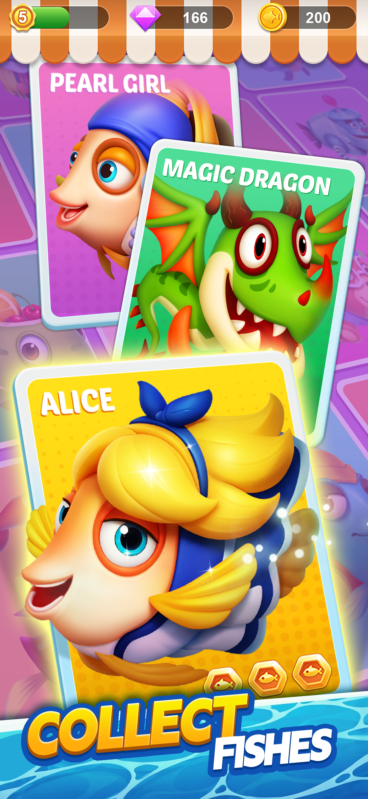 Solitaire Klondike Fish screenshot 3