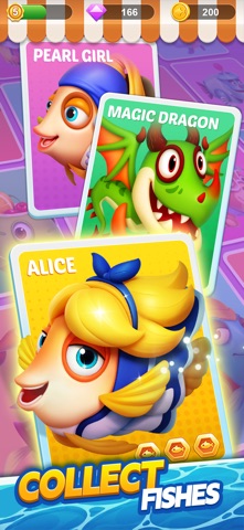 Solitaire Klondike Fish iPhone screenshot