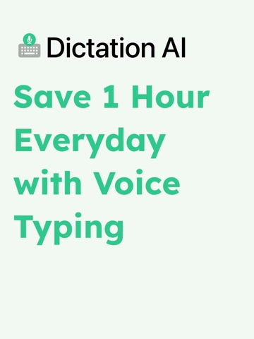 Voice Keyboard: Dictation AI iPad screenshot