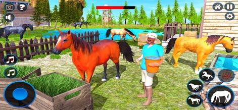 Wild Horse Games Survival Sim - wild-horse-survival-sim-farm-gameplay