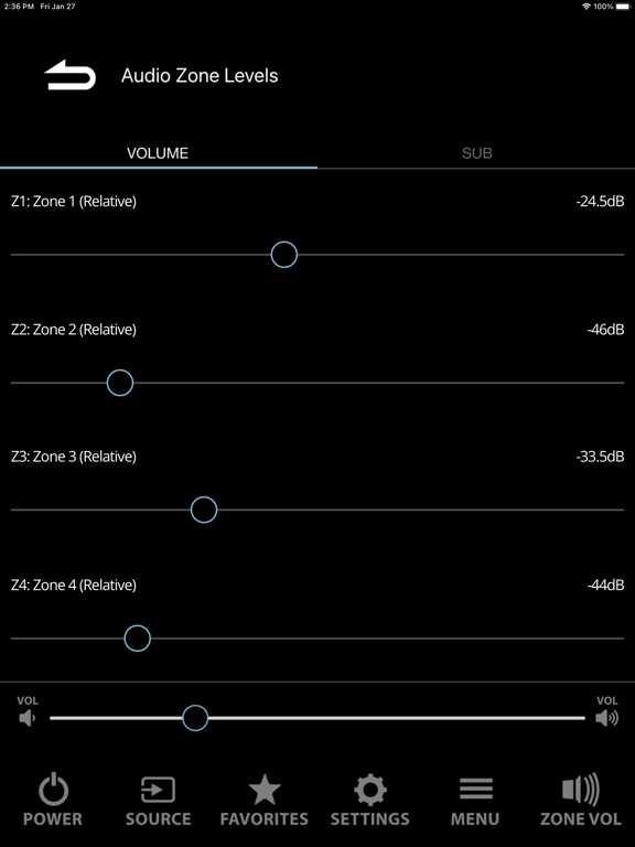 MediaMaster® Remote iPad screenshot 5 - Utilities app