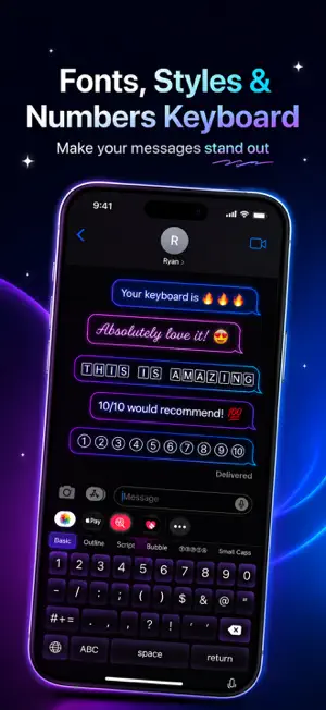 Keyboard Fonts & Cursive Text screenshot 1