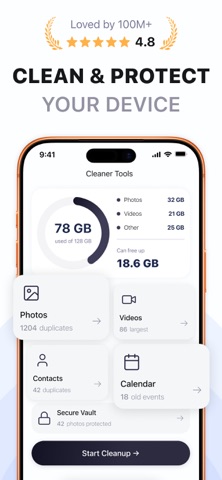 Clenea: Security Cleaner iPhone screenshot