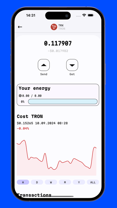 TR.ENERGY WALLET Screenshot