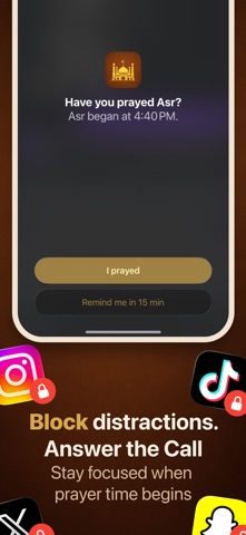 Insch: Prayer Times & Adhan iPhone screenshot 3