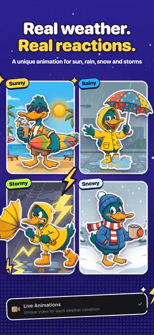 Cartoon Weather: Cute & Kawaii screenshot 3
