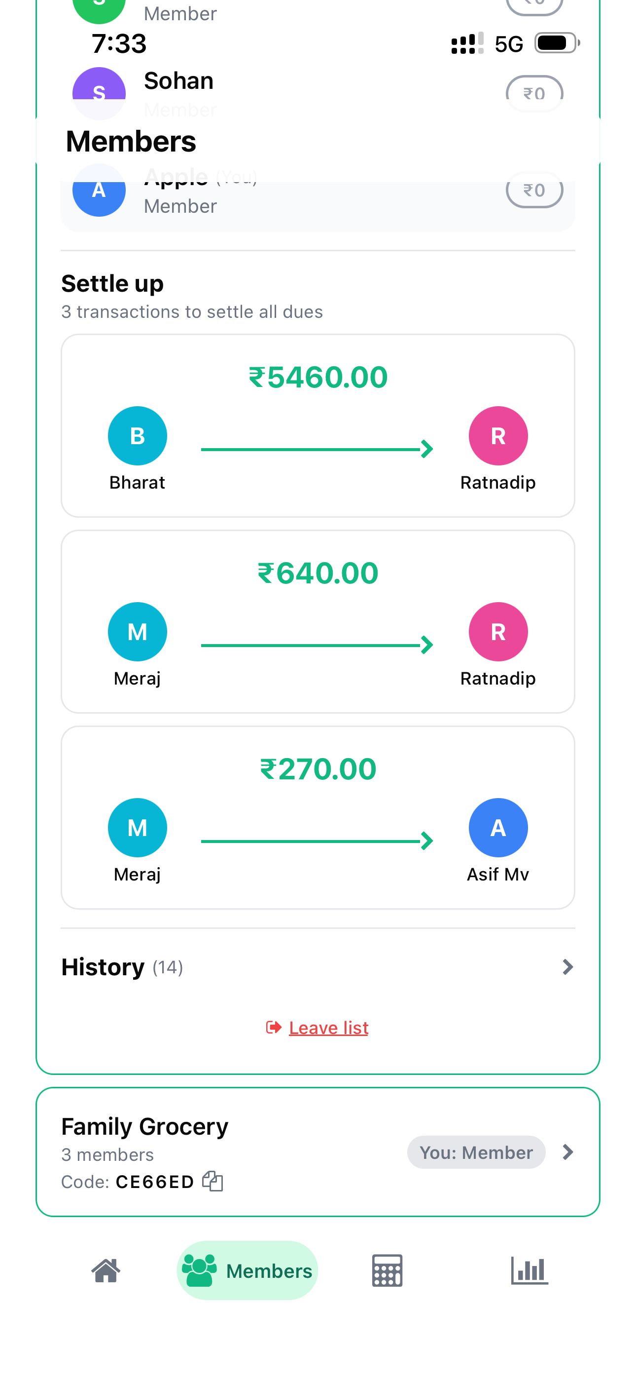 Listly: Shared Lists & Splits screenshot 3