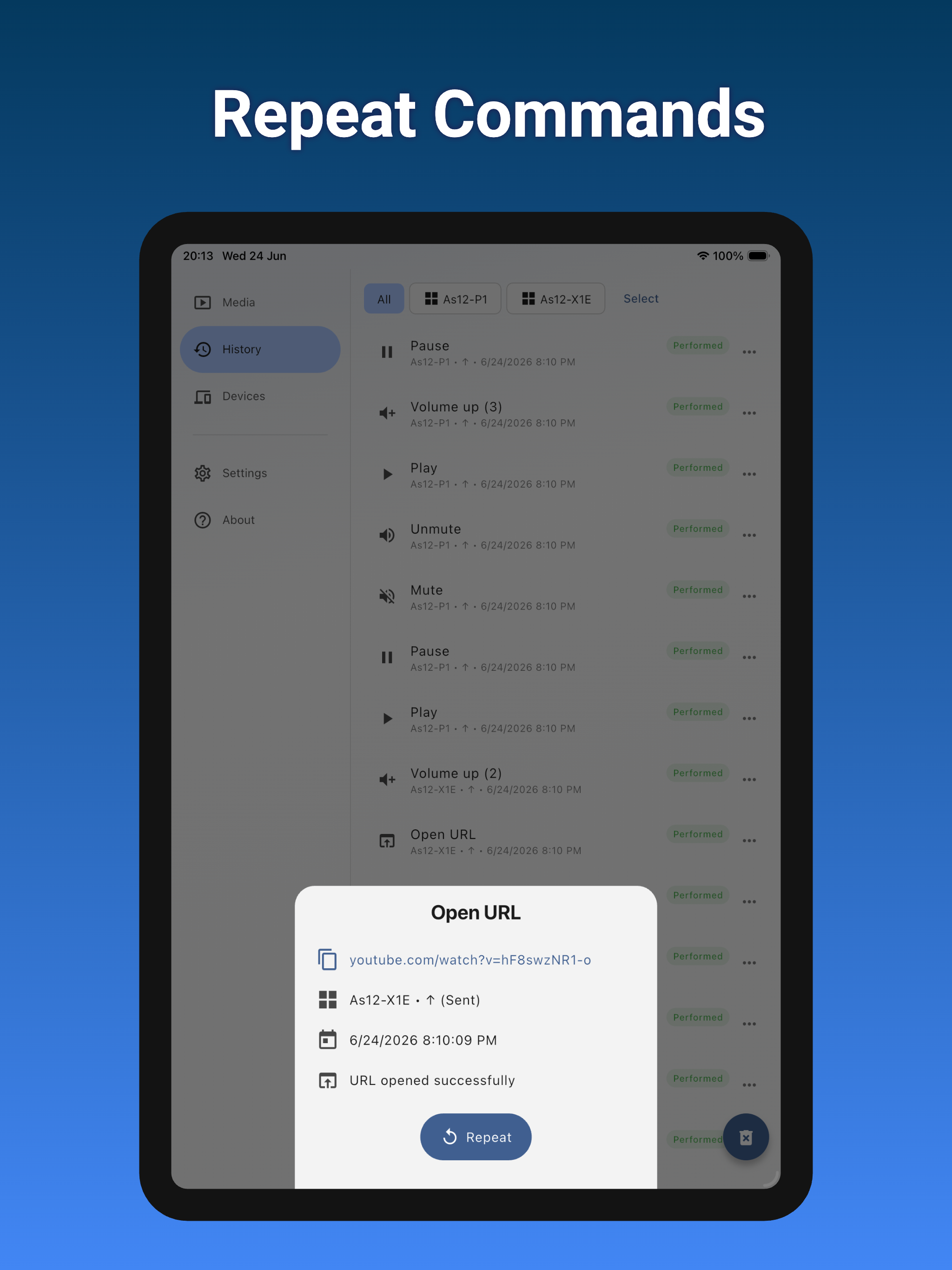 Media Remote - Player Control