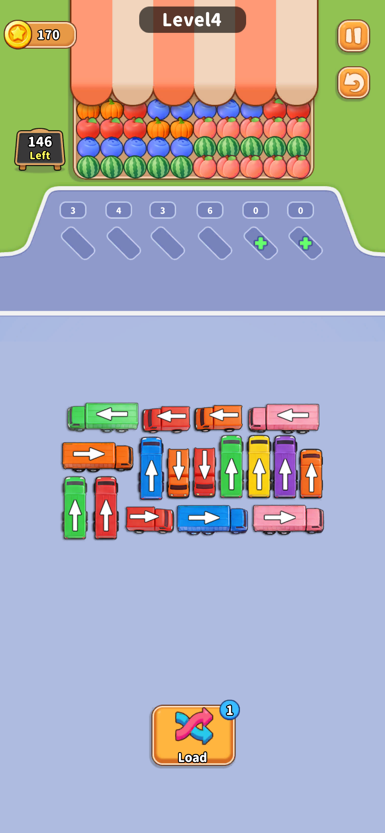Truck Jam: Fruit Puzzle screenshot 2