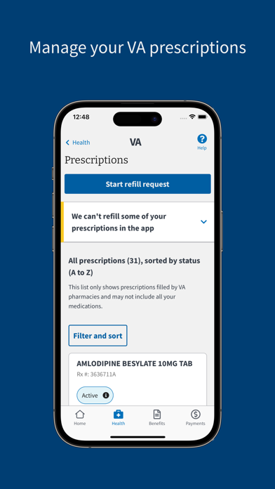 VA: Health and Benefits Screenshot