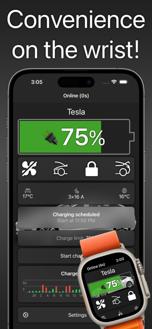 ‎Watch app for Tesla Screenshot