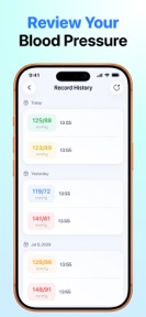 Artera: Blood Pressure App Log screenshot