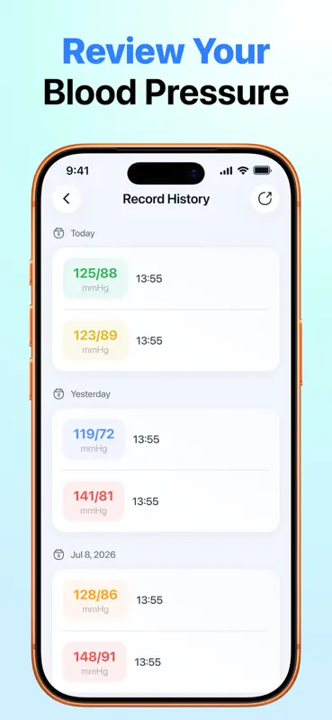 Artera: Blood Pressure App Log screenshot 7 of 8
