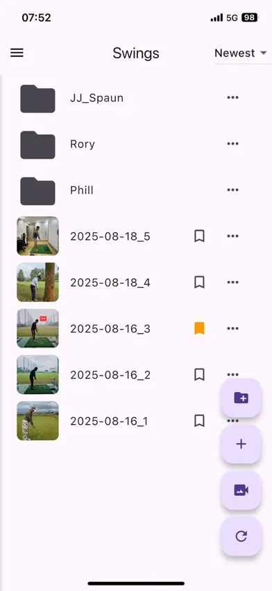 iSwingMate screenshot 1