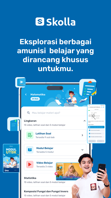 Skolla: Bimbel SD-SMA & UTBK Screenshot