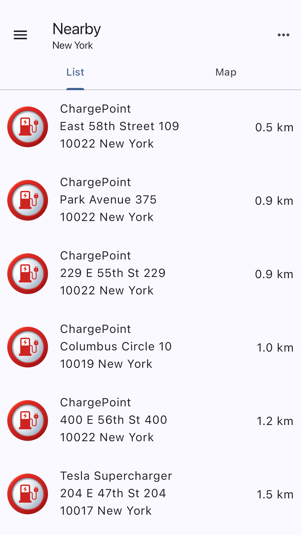 Charging Station Locator